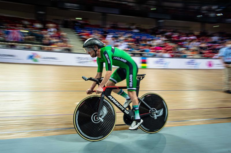 Grimes Smashes National Record to End his Paracycling Track World Championship Campaign on a High